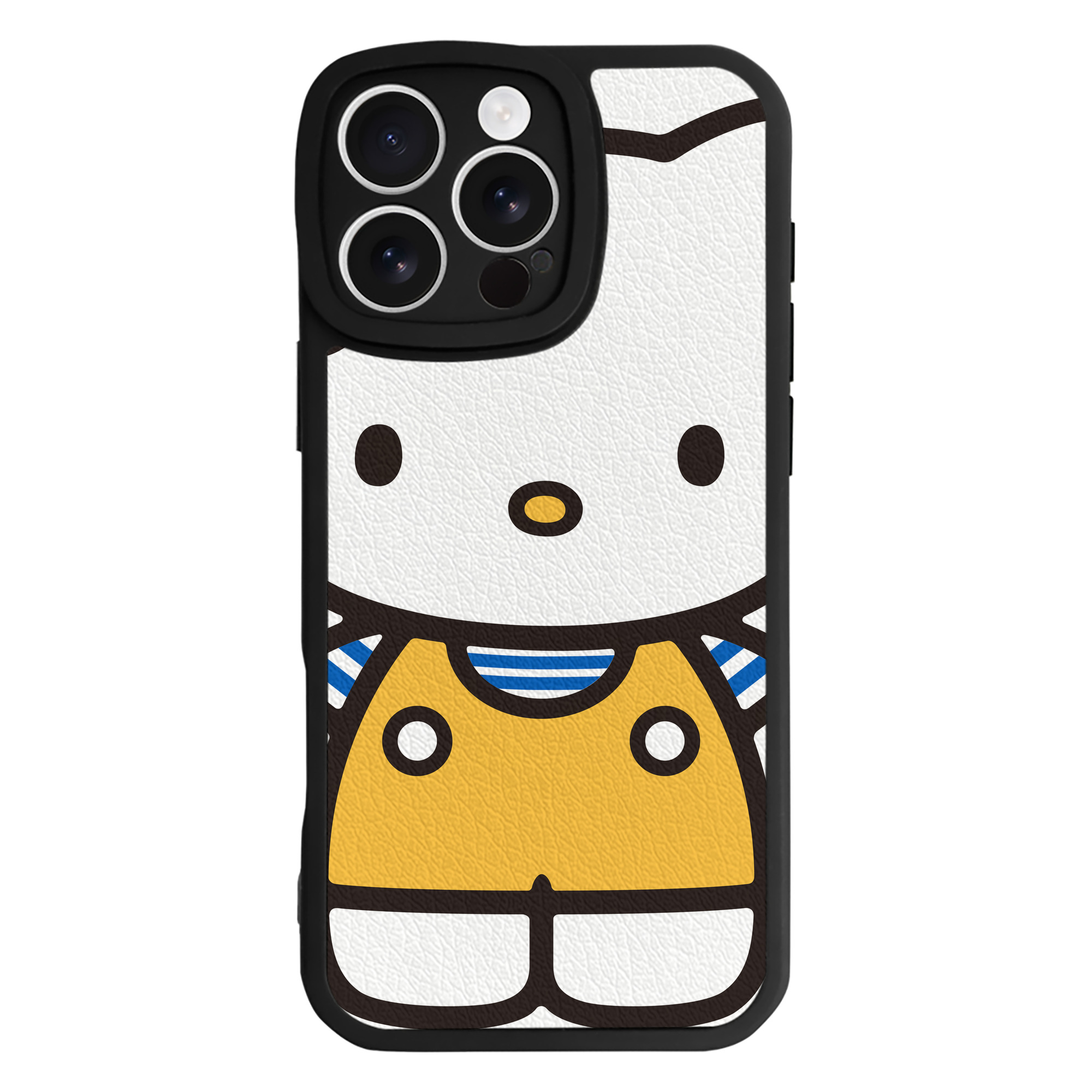 （画像用） Hello Kitty ハローキティ 【iPhone 16シリーズ対応】シリコンスマホケース（レザー調） 材質：シリコン
